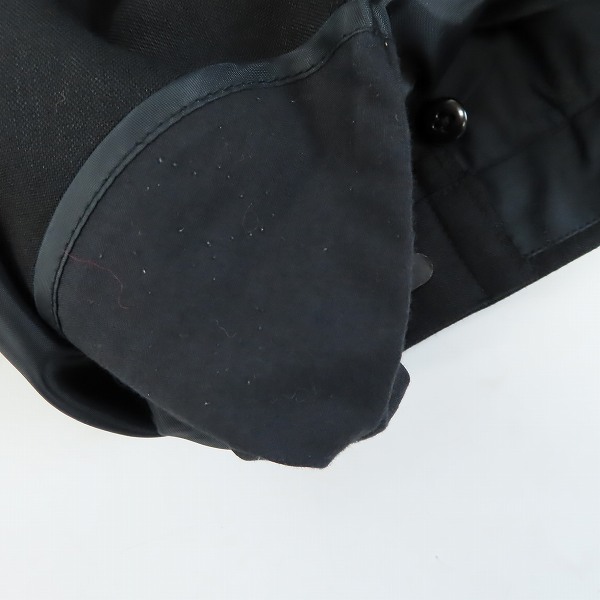 実際に弊社で買取させて頂いたBURBERRY LONDON/バーバリーロンドン スーツ ダブル ウール ブラック系 無地 2P AB7の画像 8枚目