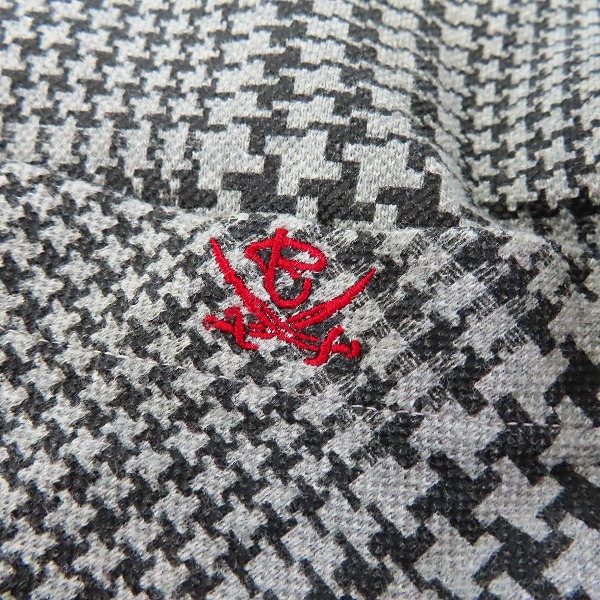 実際に弊社で買取させて頂いたR.J.B/アールジェイビー THE FLAT HEAD/フラットヘッド 刺繡 ポロシャツ 42の画像 4枚目