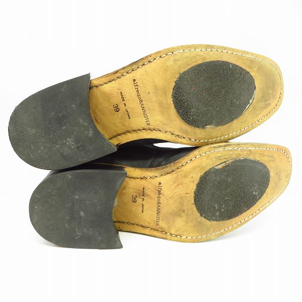 実際に弊社で買取させて頂いたalfredoBANNISTER/アルフレッドバニスター レザーストラップ ロングブーツ 2-30 50310050 02 size：39の画像 2枚目