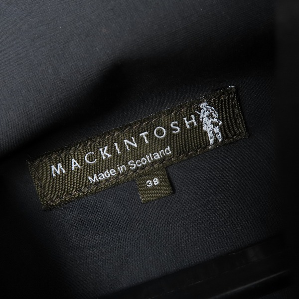 実際に弊社で買取させて頂いたMACKINTOSH/マッキントッシュ スコットランド製 ゴム引き トレンチコート/38の画像 2枚目