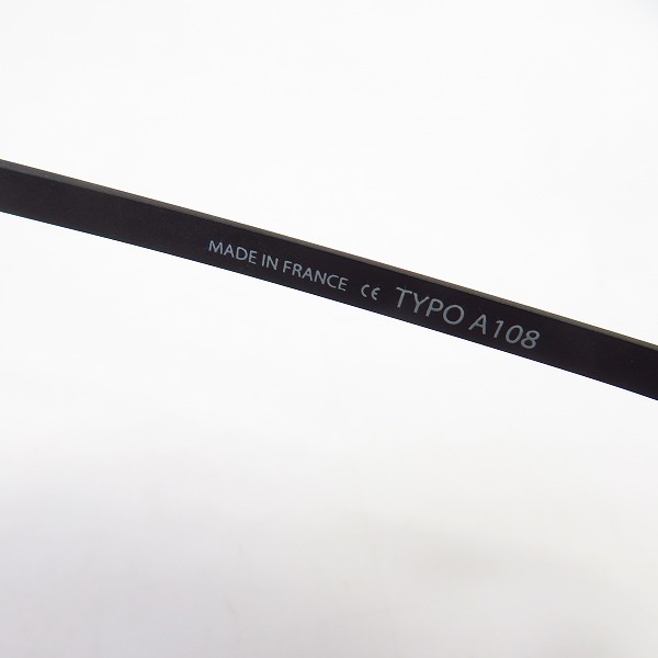 実際に弊社で買取させて頂いたAnne et Valentin/アンバレンタイン 眼鏡/メガネフレーム TYPO A108の画像 4枚目