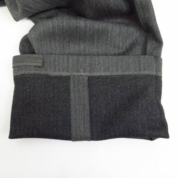 実際に弊社で買取させて頂いたBURBERRYS/バーバリーズ ウール シャドーストライプ 2P ダブル スーツ グレー AB7の画像 6枚目