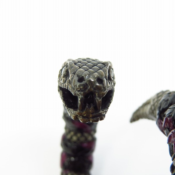 実際に弊社で買取させて頂いた【ギャラ付き】Leathers and Treasures/レザーズ＆トレジャーズ スネークバングル/ブレスレットの画像 1枚目