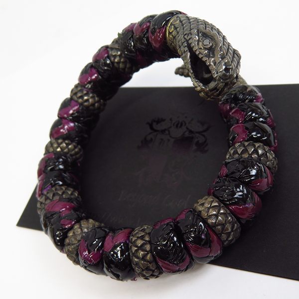 実際に弊社で買取させて頂いた【ギャラ付き】Leathers and Treasures/レザーズ＆トレジャーズ スネークバングル/ブレスレット