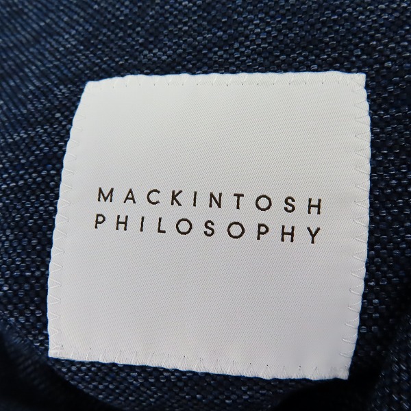 実際に弊社で買取させて頂いたMACKINTOSH PHILOSOPHY/マッキントッシュ フィロソフィー テーラードジャケット/38Rの画像 2枚目
