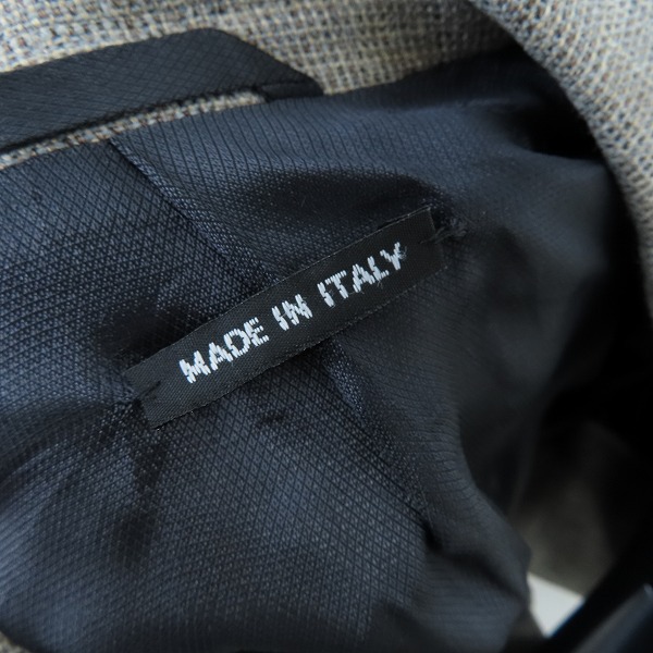 実際に弊社で買取させて頂いたGIORGIO ARMANI/ジョルジオアルマーニ シルク混 テーラードジャケット 50の画像 2枚目