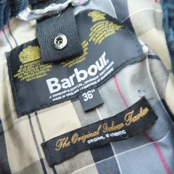 実際に弊社で買取させて頂いたBarbour/バブアー SL BEDALE ビデイルジャケット スリムフィット 1301025 36 の画像 2枚目