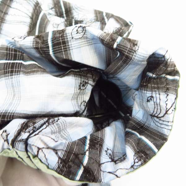 実際に弊社で買取させて頂いたHYDROGEN/ハイドロゲン 花刺繍 ストライプ 半袖シャツ/Mの画像 5枚目