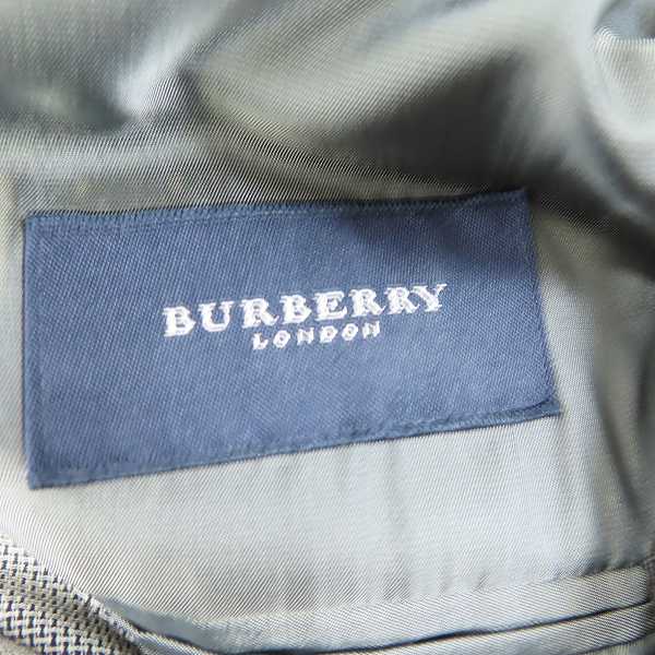 実際に弊社で買取させて頂いたBURBERRY LONDON/バーバリーロンドン スーツ ダブル ウール  グレー系 2P AB7/91の画像 2枚目
