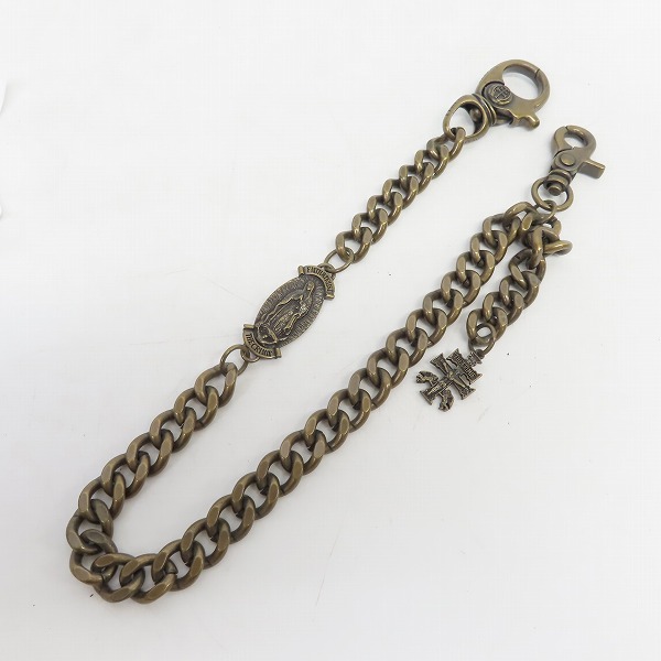 実際に弊社で買取させて頂いたCRIMIE/クライミー FAITH＆TRUST ウォレットチェーン アンティークゴールド