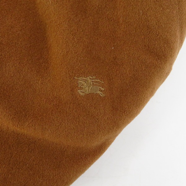 実際に弊社で買取させて頂いたBURBERRY/バーバリー ウールロングジャケット/コート ライトブラウン系の画像 6枚目