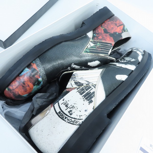 実際に弊社で買取させて頂いたDIET BUTCHER SLIM SKIN/ダイエットブッチャースリムスキン GUCCIMAZE/グッチメイズ スリッポン DBA20102031/42の画像 7枚目