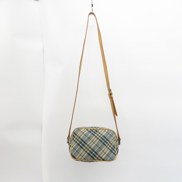 実際に弊社で買取させて頂いたBURBERRY BLUE LABEL/バーバリー ブルーレーベル ノバチェック ショルダーバッグの画像 1枚目