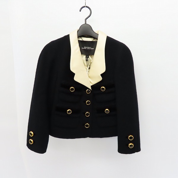 実際に弊社で買取させて頂いた【未使用】MARC JACOBS/マーク ジェイコブス RUNWAY クロップドブレザー/ジャケット W4190166-001/0