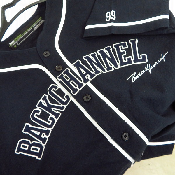 実際に弊社で買取させて頂いたBackChannel/バックチャンネル ベースボールシャツ Mの画像 4枚目