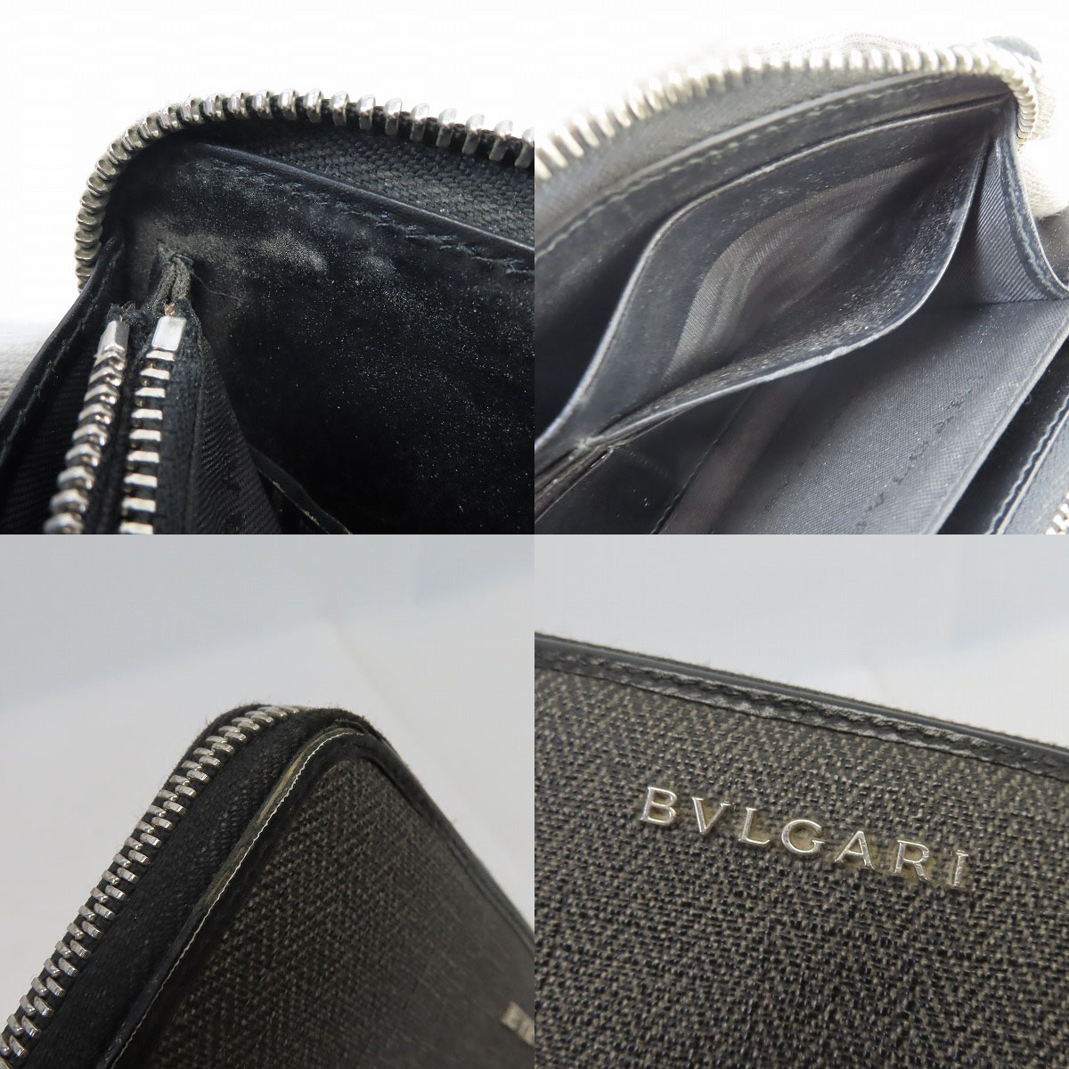 実際に弊社で買取させて頂いたBVLGARI/ブルガリ ラウンドジップ 長財布  MD B16 32587の画像 7枚目