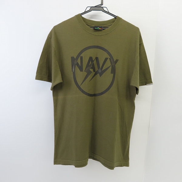 実際に弊社で買取させて頂いたNEIGHBORHOOD×FRAGMENT DESIGN/ネイバーフッド×フラグメントデザイン FR TEE NAVY FRNHT-02 S