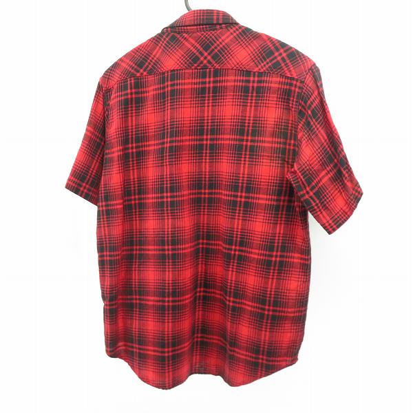 実際に弊社で買取させて頂いたCRIMIE/クライミー チェック 半袖シャツ Lの画像 1枚目