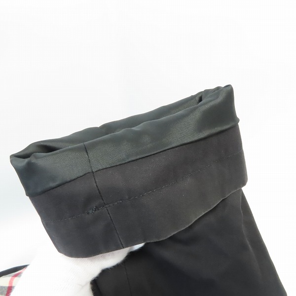 実際に弊社で買取させて頂いたBURBERRY LONDON/バーバリーロンドン ライナー付き トレンチコート ブラック ネーム入り/LLの画像 3枚目