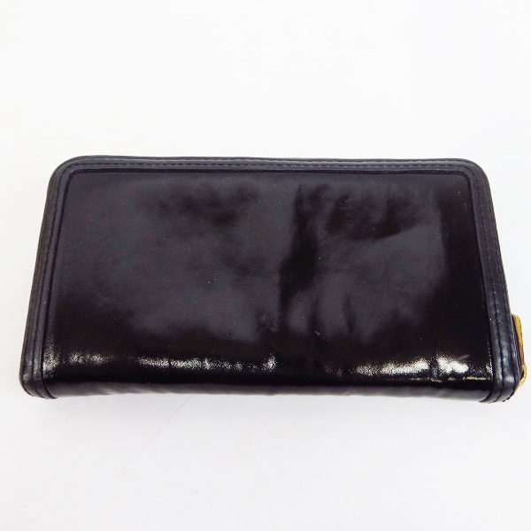 実際に弊社で買取させて頂いたMARC BY MARC JACOBS/マークバイマークジェイコブス エナメル ラウンドファスナー長財布の画像 1枚目