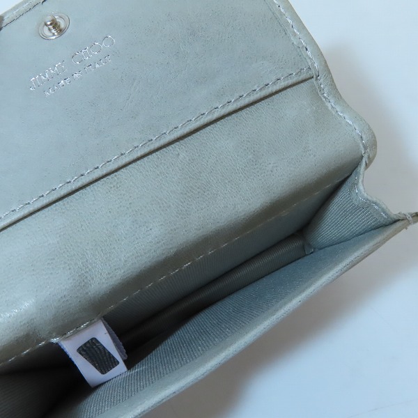 実際に弊社で買取させて頂いたJIMMY CHOO/ジミーチュウ スタースタッズ 名刺入れ カードケースの画像 5枚目