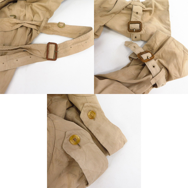 実際に弊社で買取させて頂いたBURBERRYS/バーバリー トレンチコート 裏地チェック柄の画像 6枚目