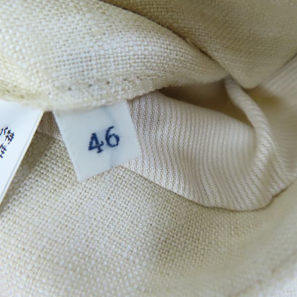 実際に弊社で買取させて頂いたEDIFICE/エディフィス リネン テーラードジャケット/ベスト/46 2点セットの画像 3枚目