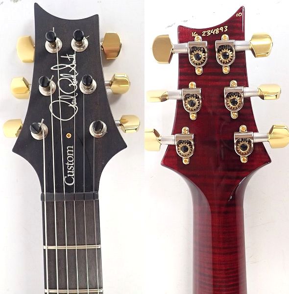実際に弊社で買取させて頂いた★PRS/Paul Reed Smith/ポールリードスミス Wood Library CUSTOM 24-08 10 TOP 2016年製 ハードケース付き の画像 3枚目