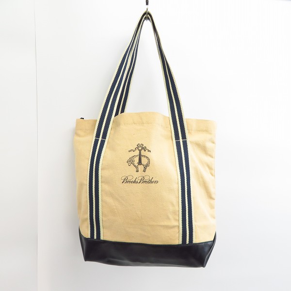 実際に弊社で買取させて頂いたBROOKS BROTHERS/ブルックスブラザーズ ロゴプリント トートバッグ