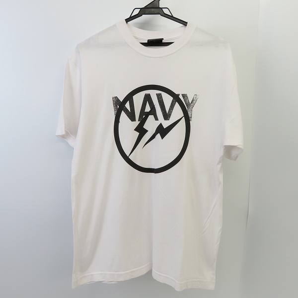 実際に弊社で買取させて頂いたNEIGHBORHOOD×FRAGMENT DESIGN/ネイバーフッド×フラグメントデザイン FR TEE NAVY FRNHT-01 S