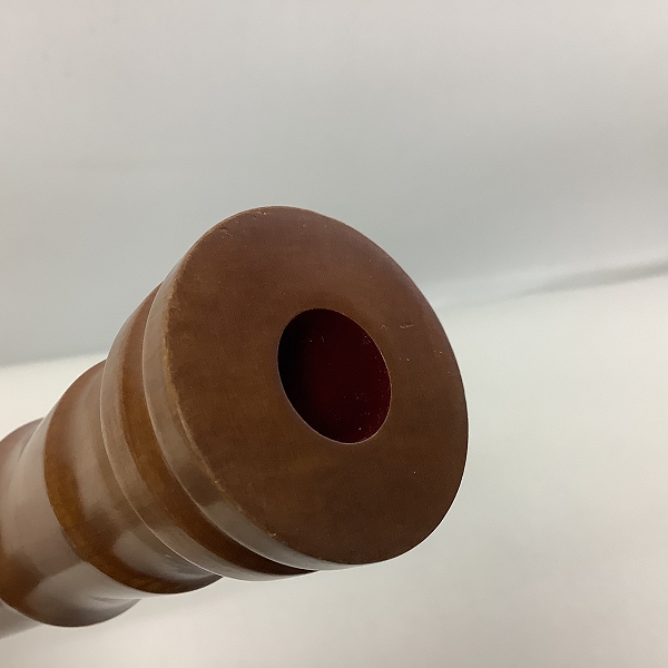 実際に弊社で買取させて頂いた尺八 木製 在銘 清風 琴古流 全長48.3cm 和楽器の画像 2枚目