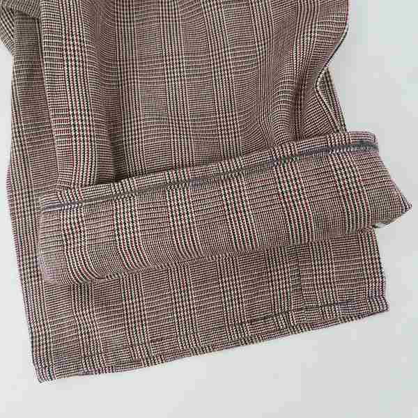 実際に弊社で買取させて頂いたTHE FLAT HEAD/フラットヘッド R.J.B グレンチェック カーゴパンツ 34の画像 7枚目