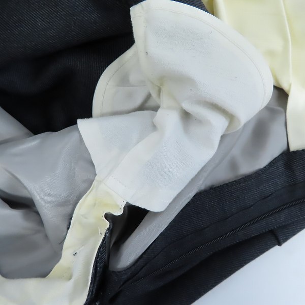 実際に弊社で買取させて頂いたBURBERRY LONDON/バーバリーロンドン スーツ ダブル ウール グレー系 無地 2P AB8の画像 8枚目