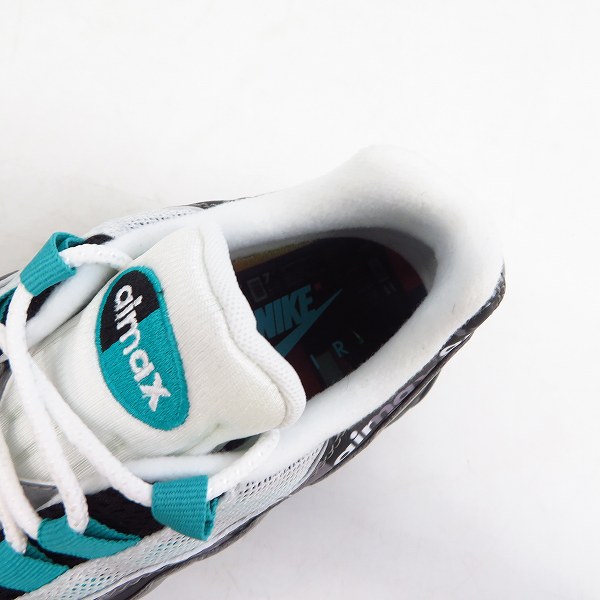 実際に弊社で買取させて頂いた【未使用】NIKE×atmos/ナイキ×アトモス AIR MAX 95 "WE LOVE"/エアマックス95 スニーカー  AQ0925-001/27の画像 4枚目