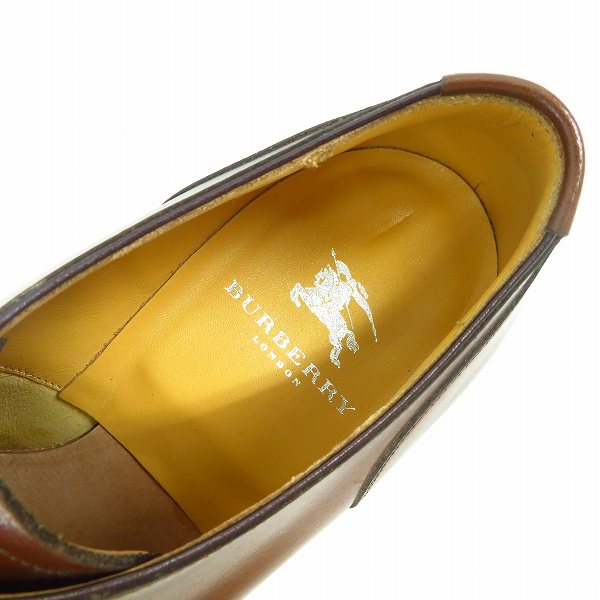 実際に弊社で買取させて頂いたBURBERRY LONDON/バーバリーロンドン ビジネスシューズ ブラウン size：25.0cmの画像 4枚目