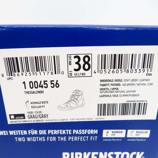 実際に弊社で買取させて頂いたBIRKENSTOCK/ビルケンシュトック Thessaloniki/テッサロニキ 1004556/24.5の画像 7枚目