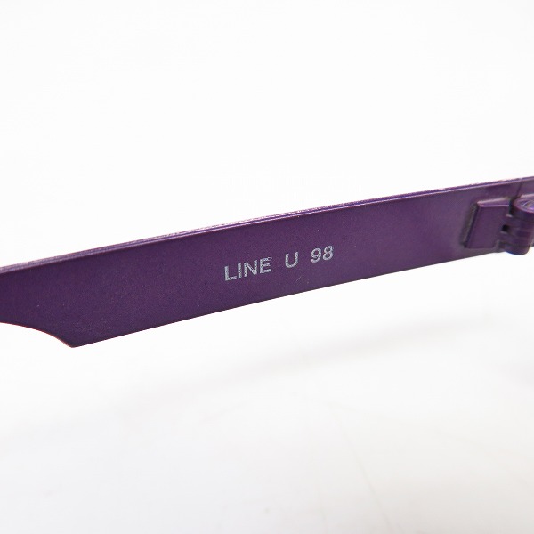 実際に弊社で買取させて頂いたAnne et Valentin/アンバレンタイン 眼鏡/メガネフレーム LINE U98の画像 4枚目