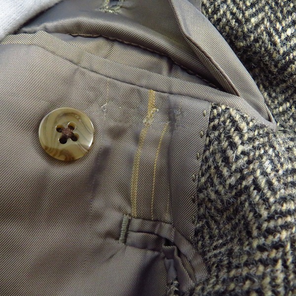実際に弊社で買取させて頂いたburberrys/バーバリーズ ヘリンボーン ウールテーラードジャケット/AB5の画像 8枚目