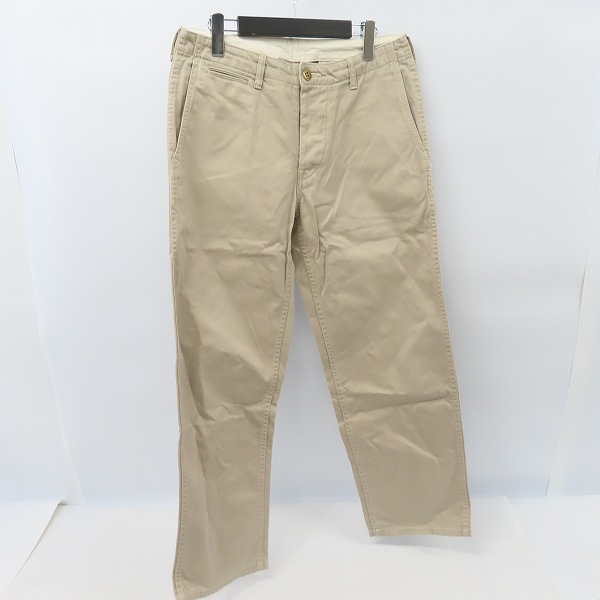 実際に弊社で買取させて頂いたTHE FLAT HEAD/フラットヘッド チノトラウザーズ パンツ CP-70 34