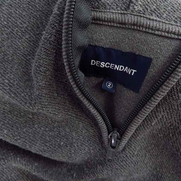 実際に弊社で買取させて頂いたDESCENDANT/ディセンダント ハーフジップ パイル生地パーカー 2の画像 2枚目