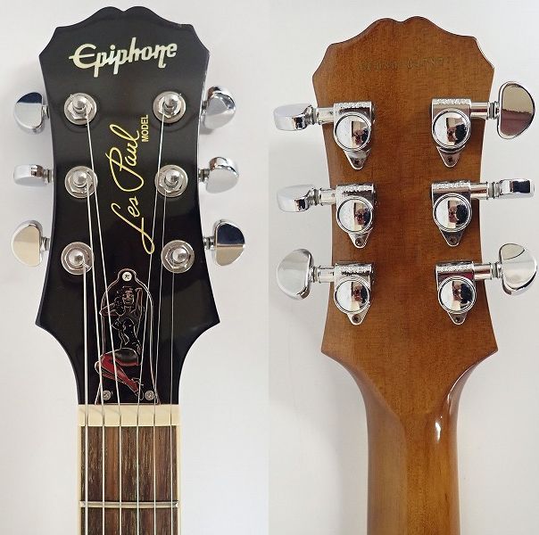 実際に弊社で買取させて頂いた★Epiphone/エピフォン Les Paul Standard/レスポールスタンダード ソフトケース付 の画像 2枚目