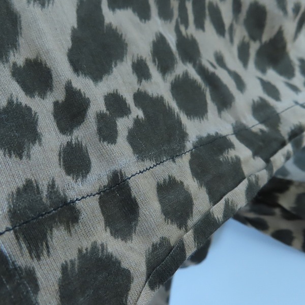 実際に弊社で買取させて頂いたDRIES VAN NOTEN/ドリスヴァンノッテン レオパード半袖シャツ/46の画像 5枚目