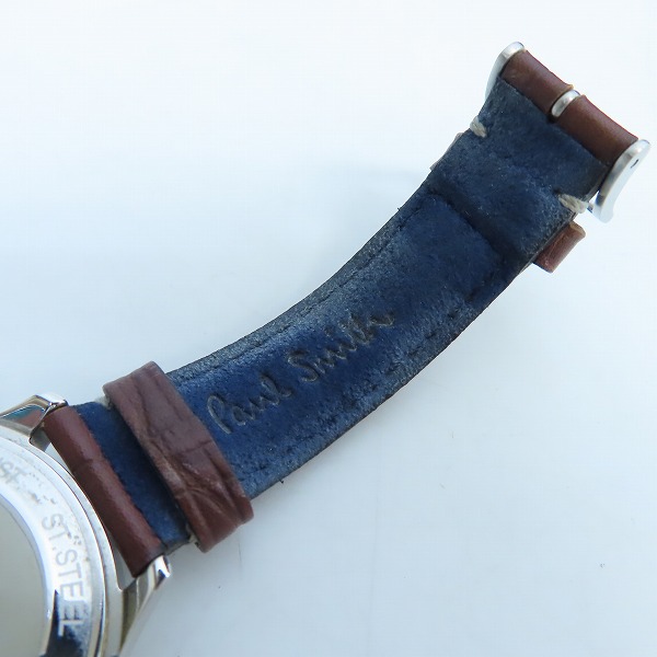 実際に弊社で買取させて頂いたPaul Smith/ポールスミス クロノグラフ 腕時計/0511-S060575【動作未確認】の画像 4枚目