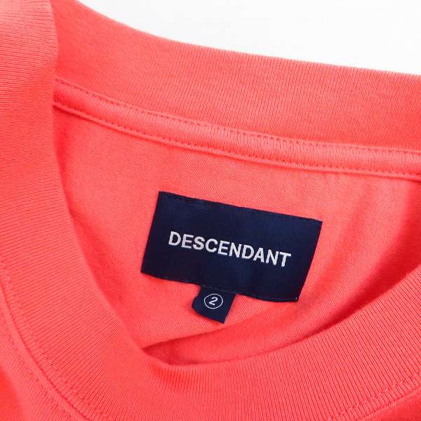 実際に弊社で買取させて頂いたDESCENDANT×T&C SKATEBOARDS/ディセンダント Tシャツ ピンク系/2の画像 2枚目