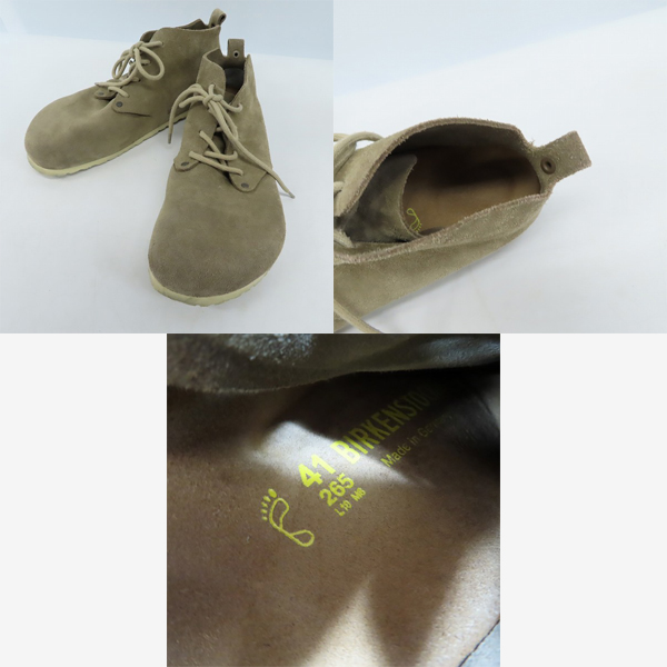 実際に弊社で買取させて頂いたBIRKENSTOCK/ビルケンシュトック スエード チャッカブーツ 26.5/27 2点セットの画像 1枚目