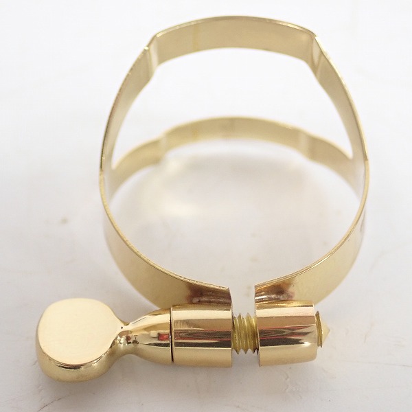 実際に弊社で買取させて頂いたSELMER/セルマー アルトサックス用 リガチャー ゴールド の画像 2枚目