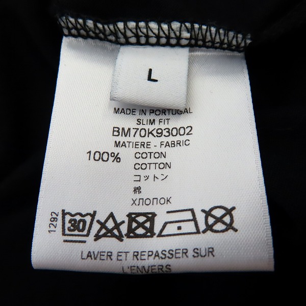 実際に弊社で買取させて頂いた【JPタグ】GIVENCHY/ジバンシィ 20SS ヴィンテージロゴ スリムフィットクルーネック半袖Tシャツ BM70K93002/Lの画像 3枚目