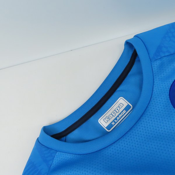 実際に弊社で買取させて頂いたkappa/カッパ 20/21 SSCナポリ トレーニングトップ KFA52KT51G/XLの画像 5枚目