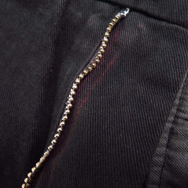 実際に弊社で買取させて頂いたBLUE BLUE/ブルーブルー  ブラックデニムパンツ/Sの画像 7枚目