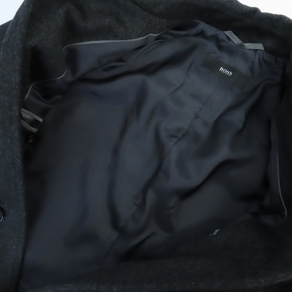 実際に弊社で買取させて頂いたHUGO BOSS/ヒューゴ ボス Cashmere wool/カシミアウール コート Size：46の画像 2枚目
